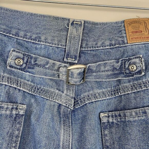 Vintage Lee Riders Riveted Buckle Back Denim Jeans Women 16P 32x29 Grunge Y2K - Picture 9 of 11